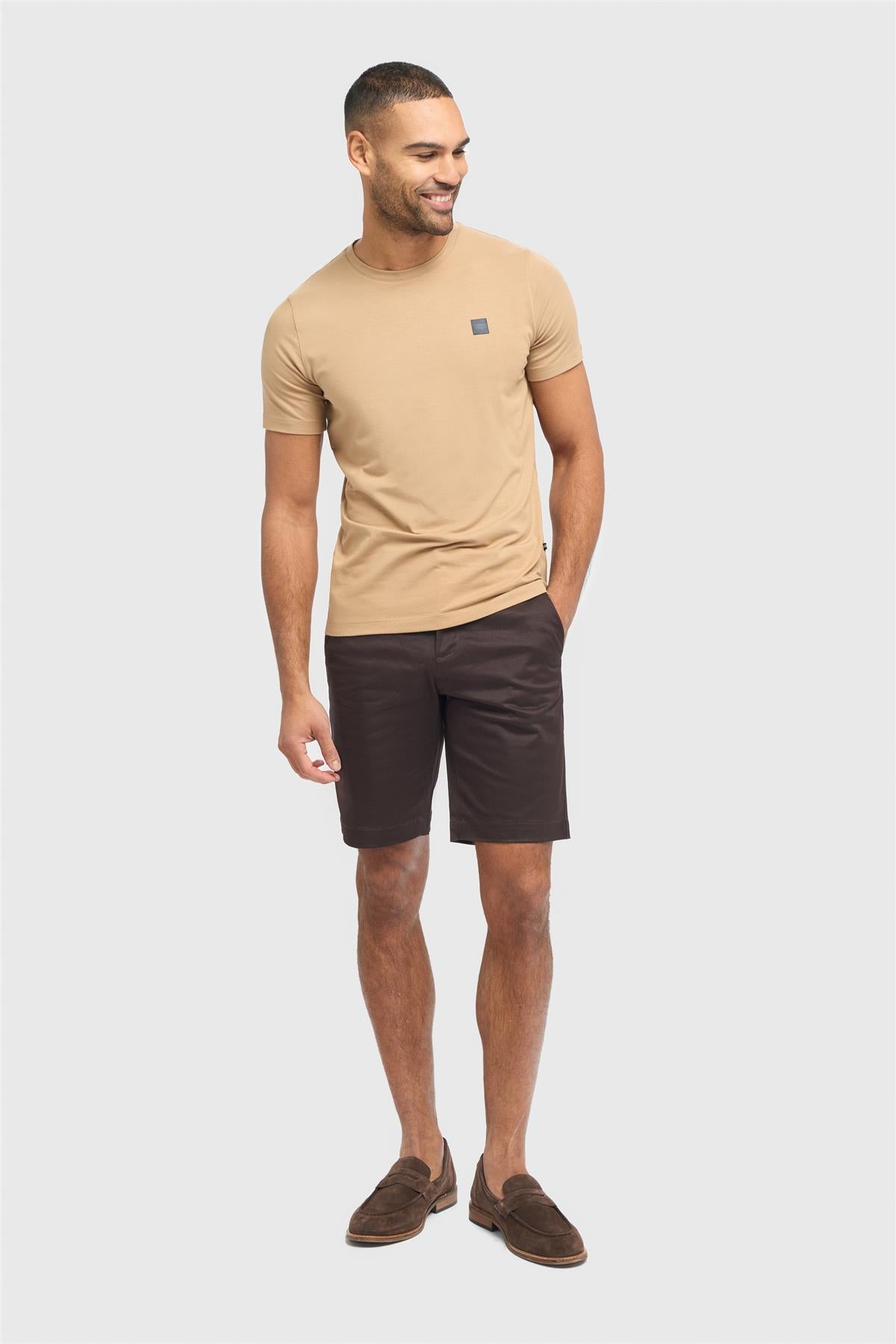 Cavani Dakota Chocolate - Korte chino broek heren 2