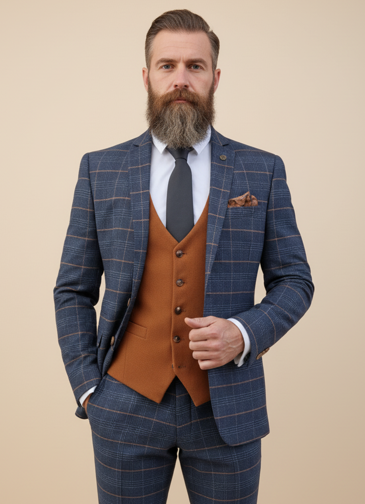 Driedelig kostuum Jenson Marine Mix and Match - Marc Darcy