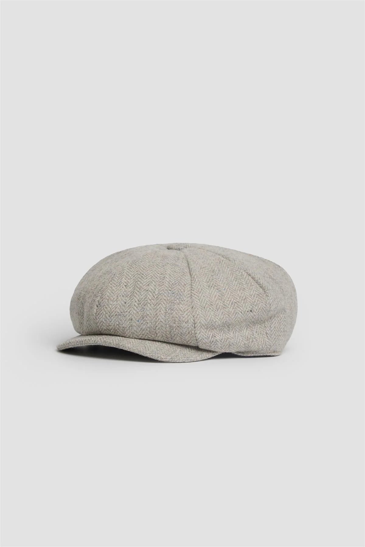 Cavani Baker Boy Cap | Thomas Pearl Grey