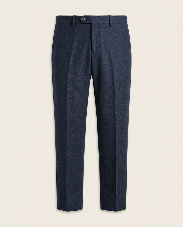 CASTLESON - Pantalon Chief Navy Tweed
