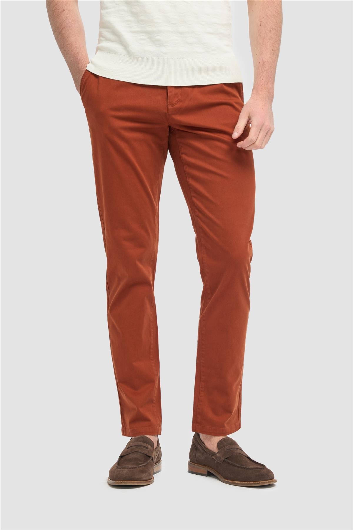 Cavani Hudson Rust - Chino heren Regular 1