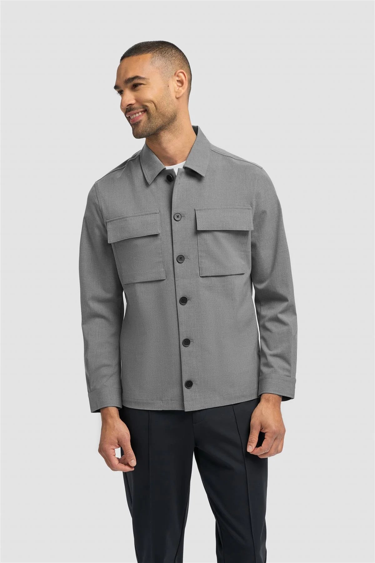 Cavani - Overshirt Danilo Grey