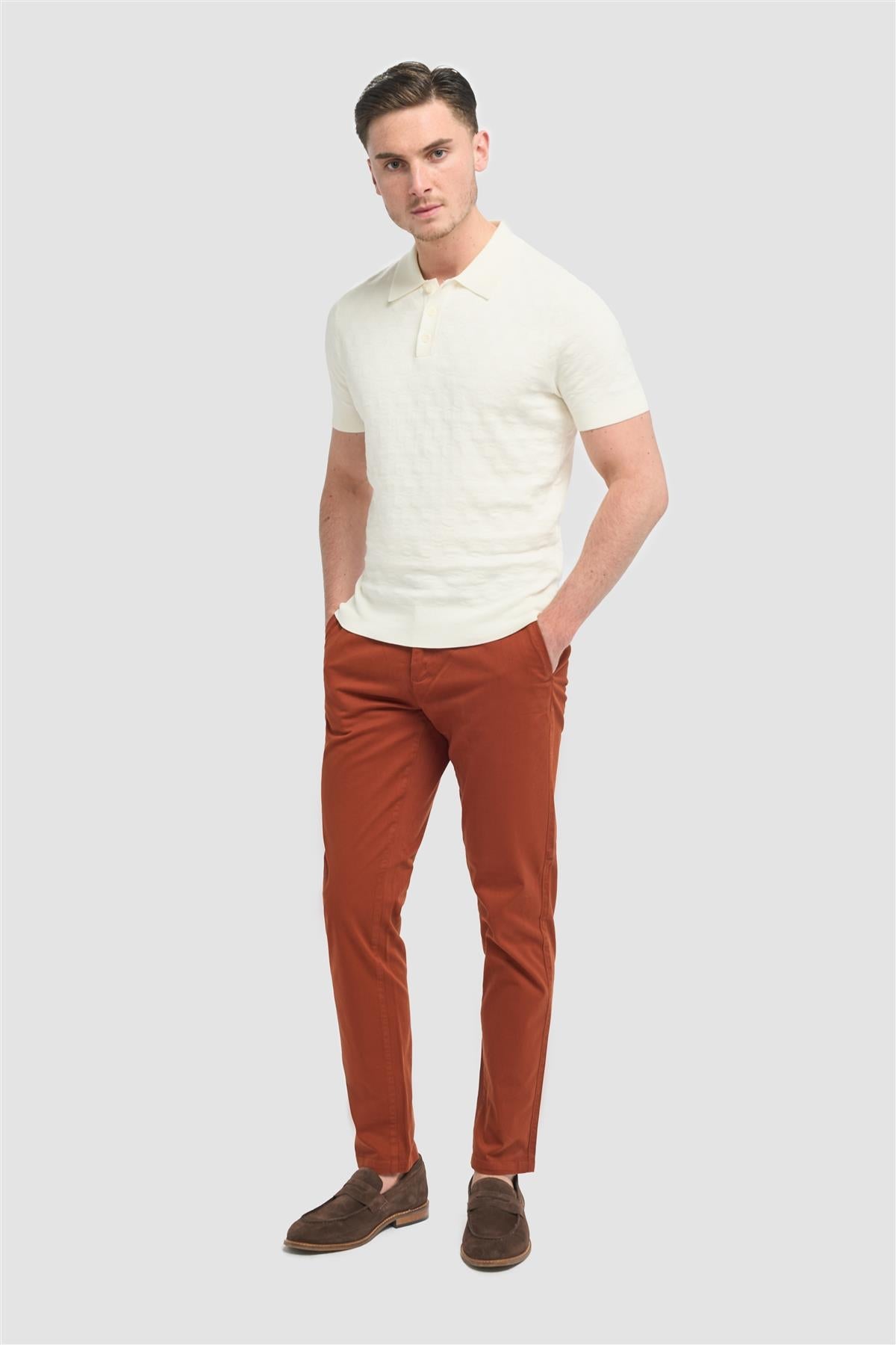 Cavani Hudson Rust - Chino heren Regular 2