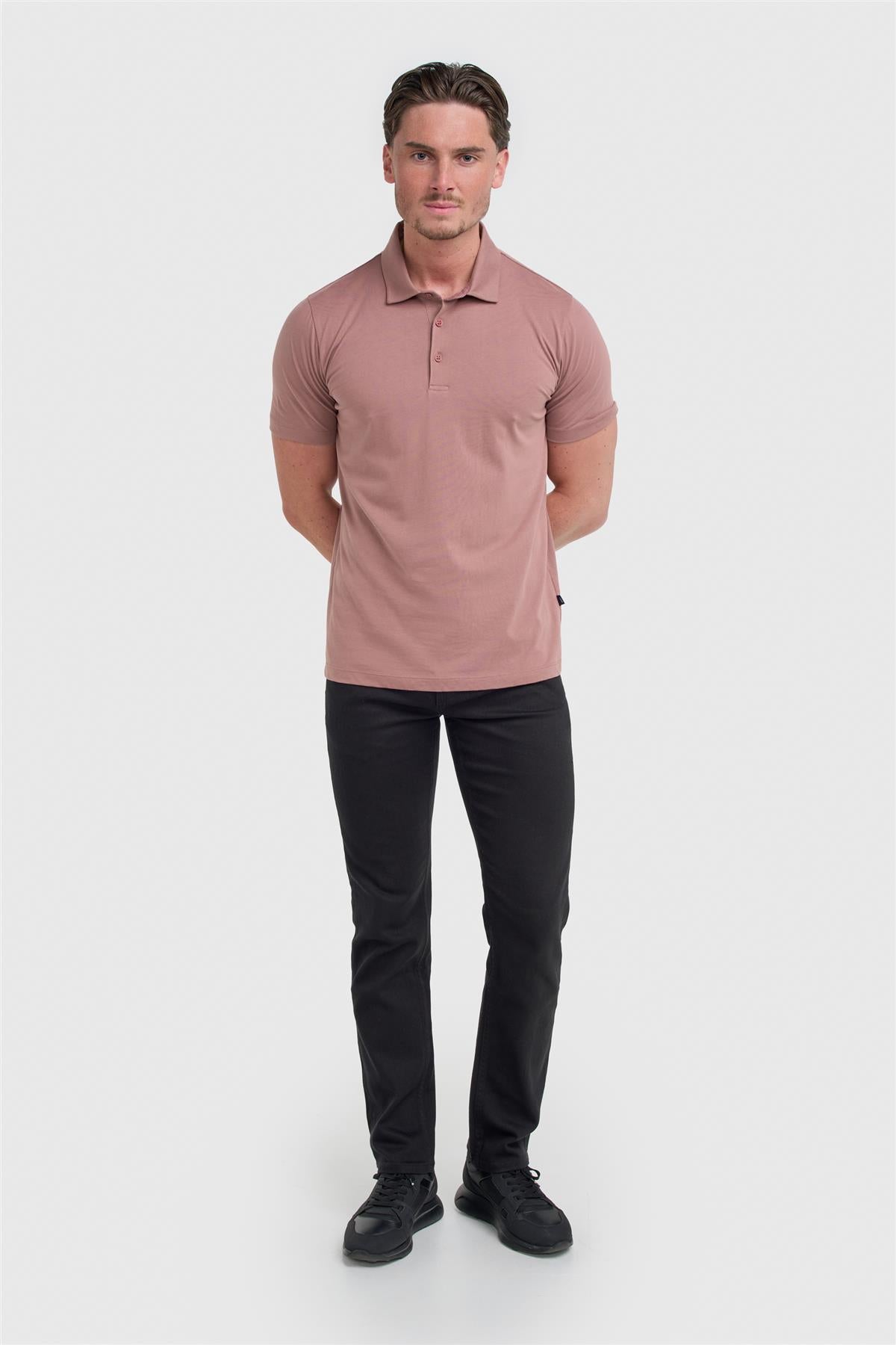 Cavani Sanchez Mauve - Katoenen polo heren 2