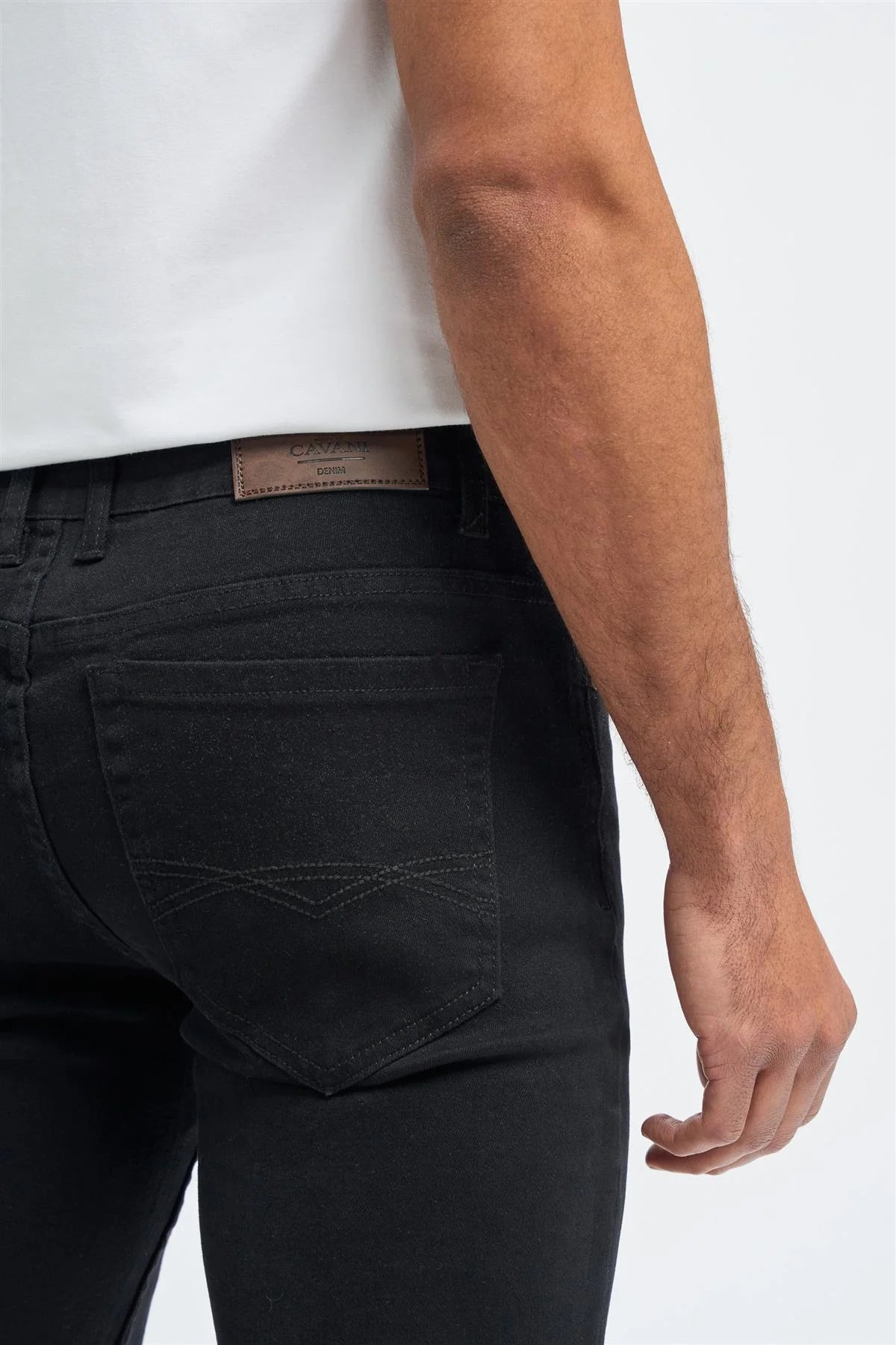 Cavani Heren Jeans - Milano Black