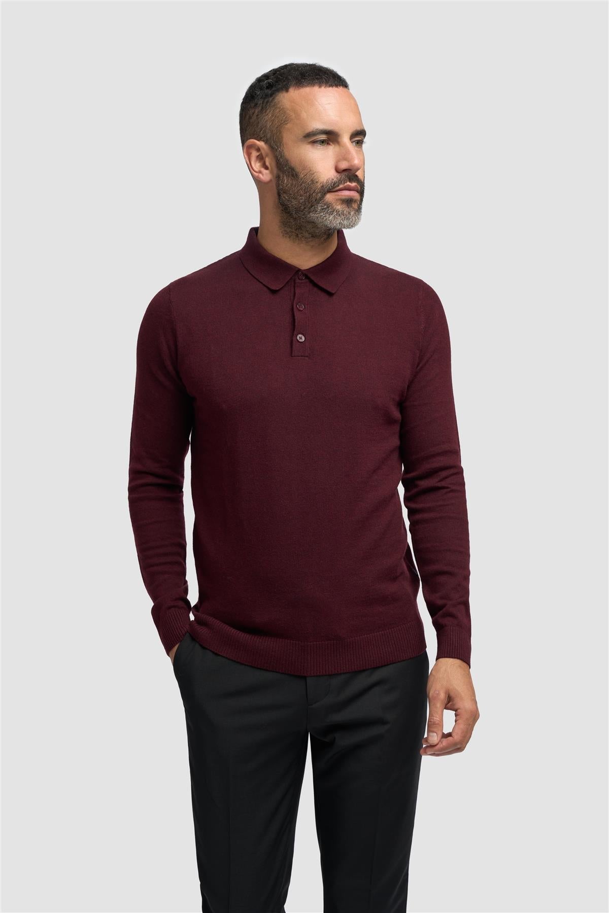 Cavani Boom Wine - Polo heren 1