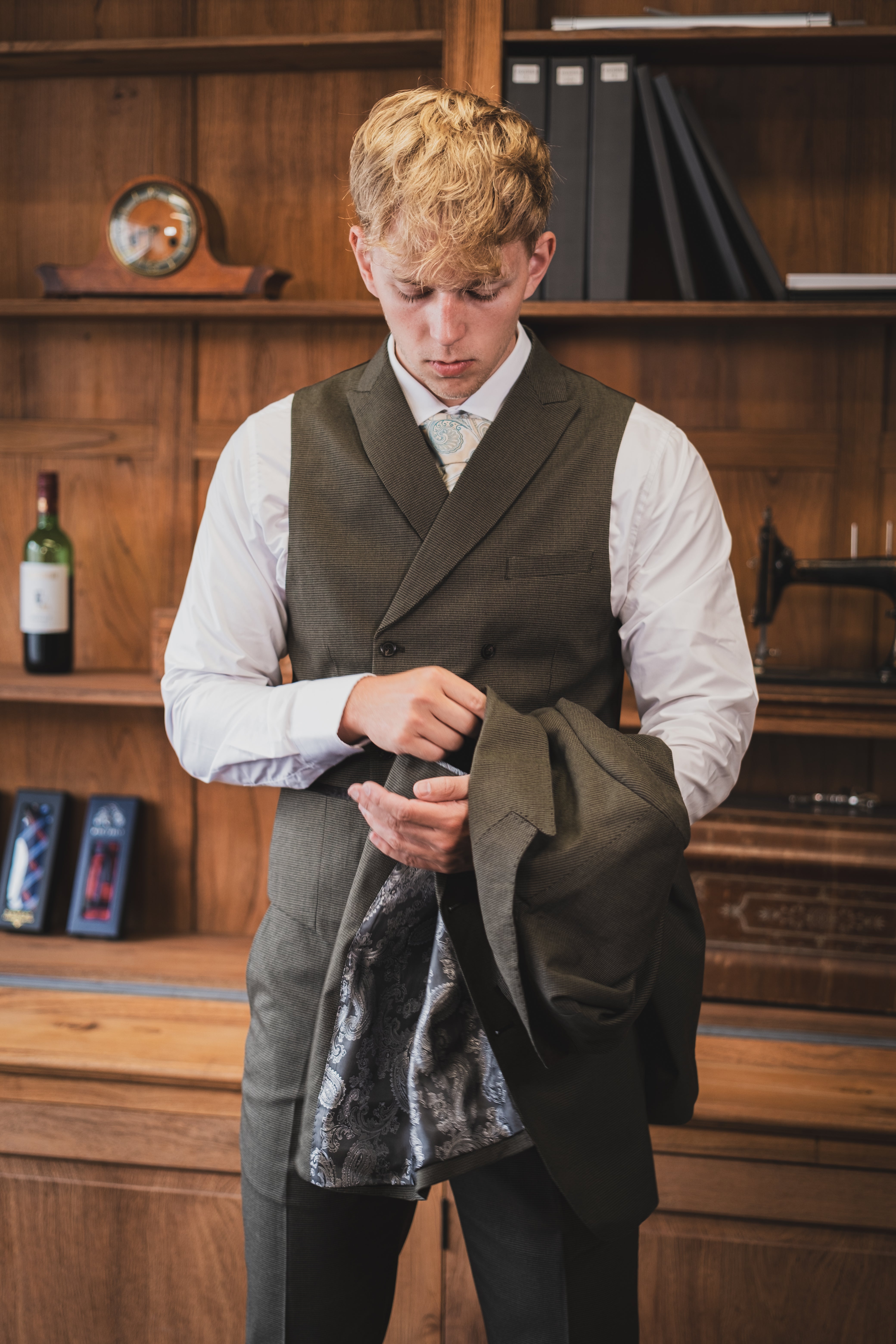 TAVERNY - Gilet Salute Army Green