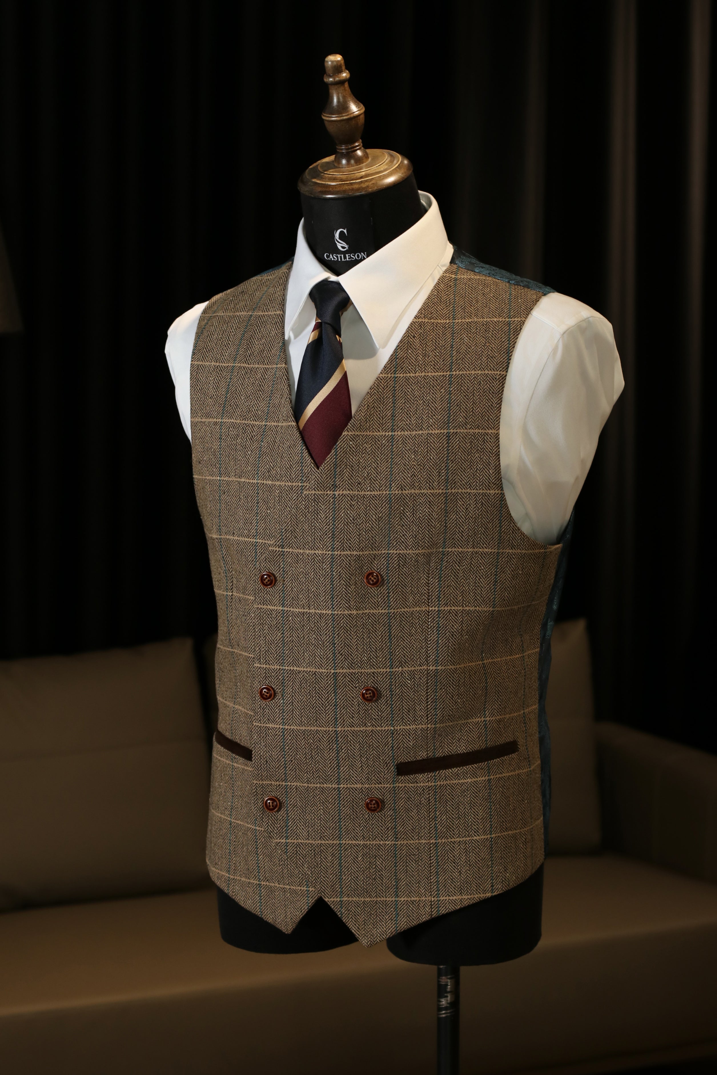 CASTLESON - Gilet Baron Brown