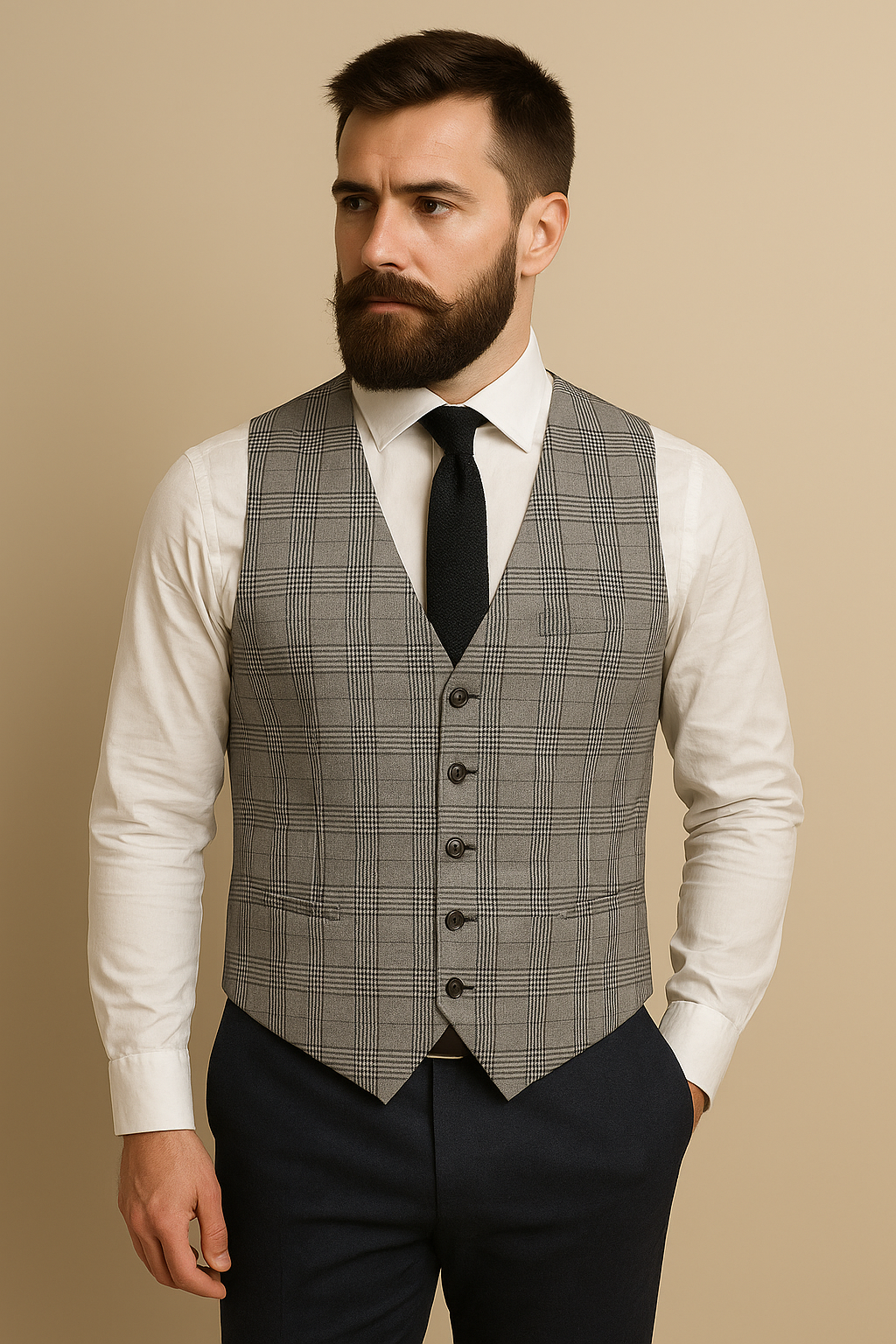 CASTLESON - Gilet Alex Check