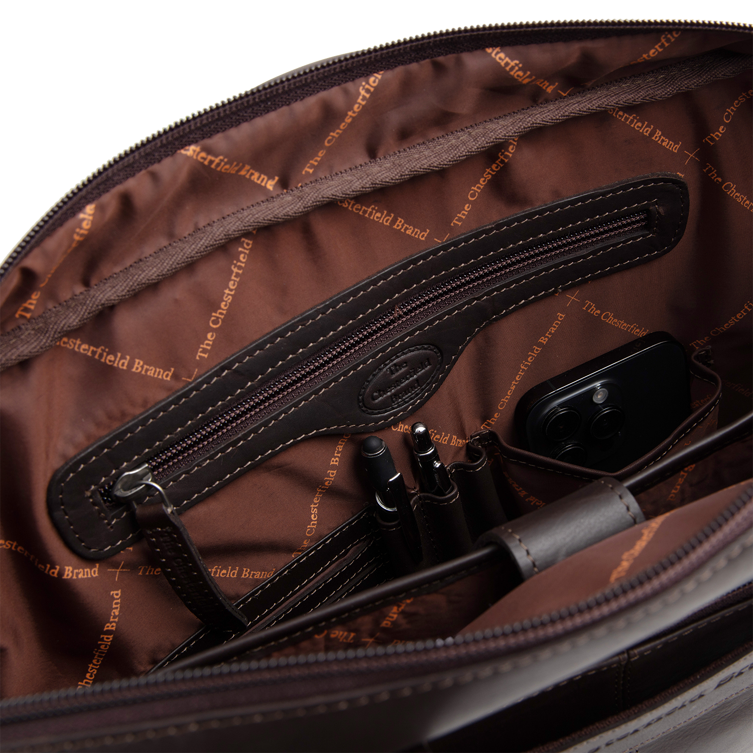 Leren Laptoptas Bruin Calvi