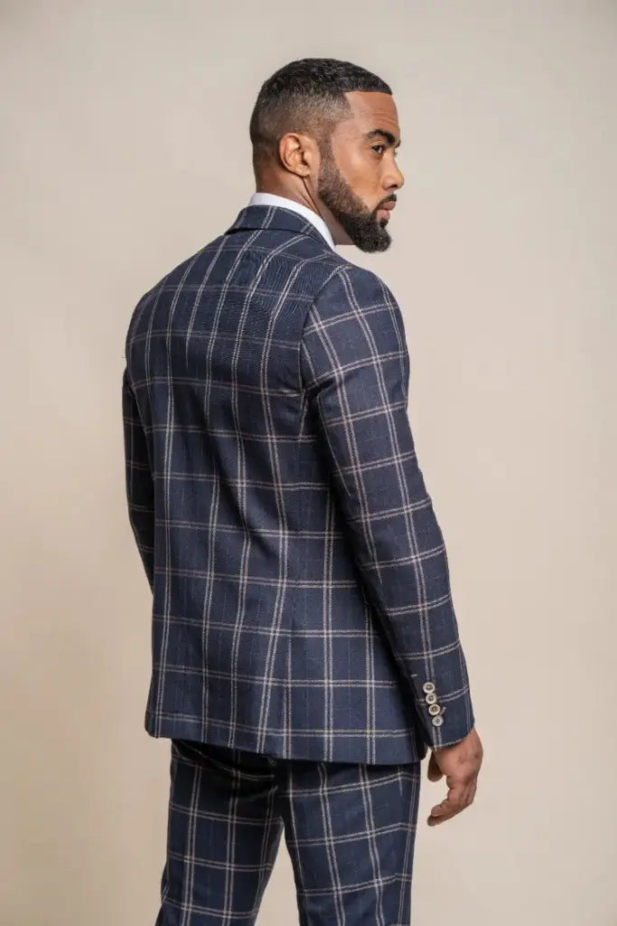 Hardy Navy Suit 3-Delig pak Gentlemans suit - driedelig pak