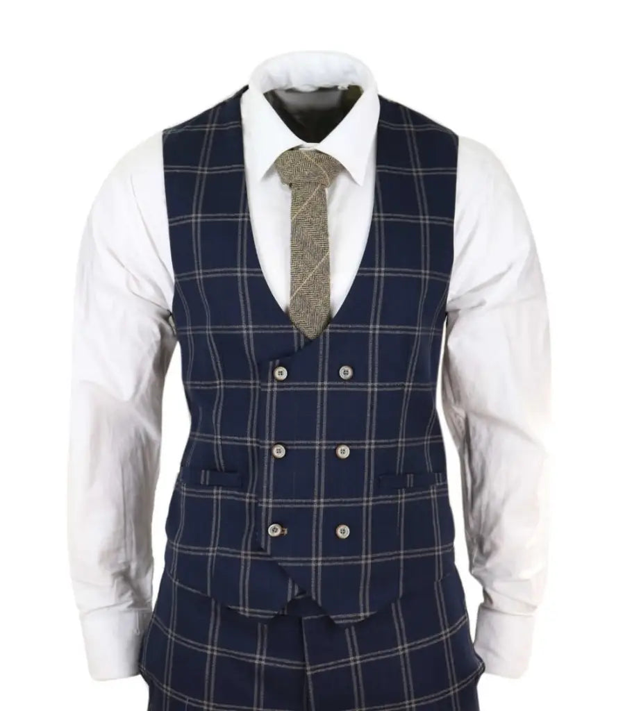 Hardy Navy Suit 3-Delig pak Gentlemans suit - driedelig pak