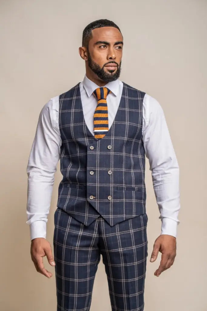 Hardy Navy Suit 3-Delig pak Gentlemans suit - driedelig pak