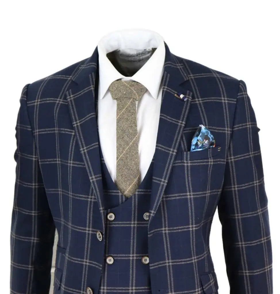 Hardy Navy Suit 3-Delig pak Gentlemans suit - driedelig pak