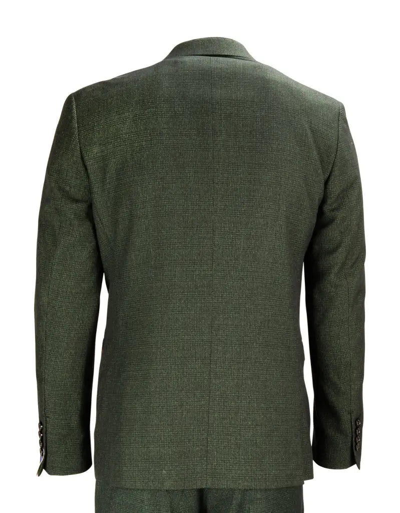 Heren kostuum Olive green - Cavani Caridi - driedelig pak