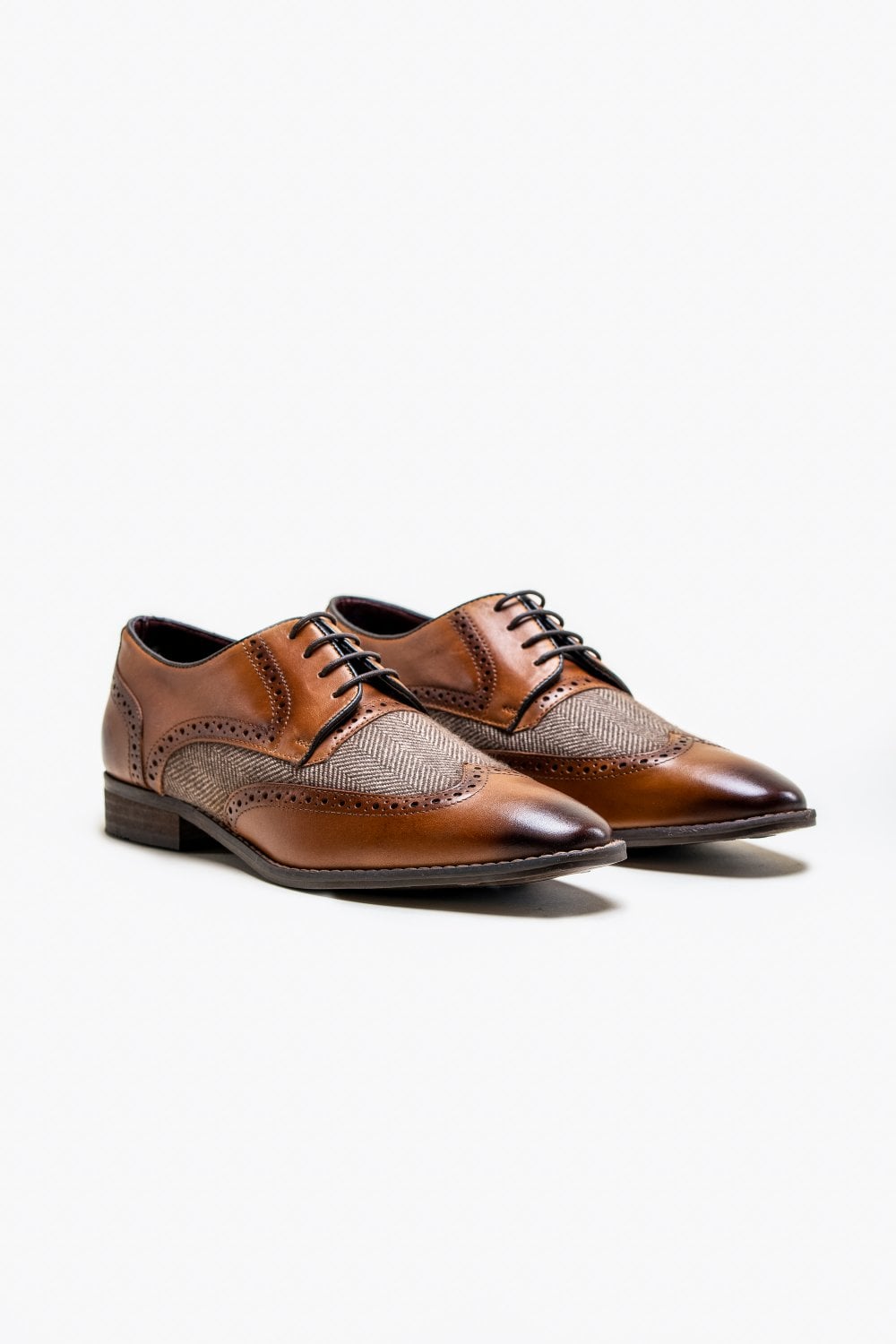 Cavani Faro Tweed Schoenen - Brown - schoenen