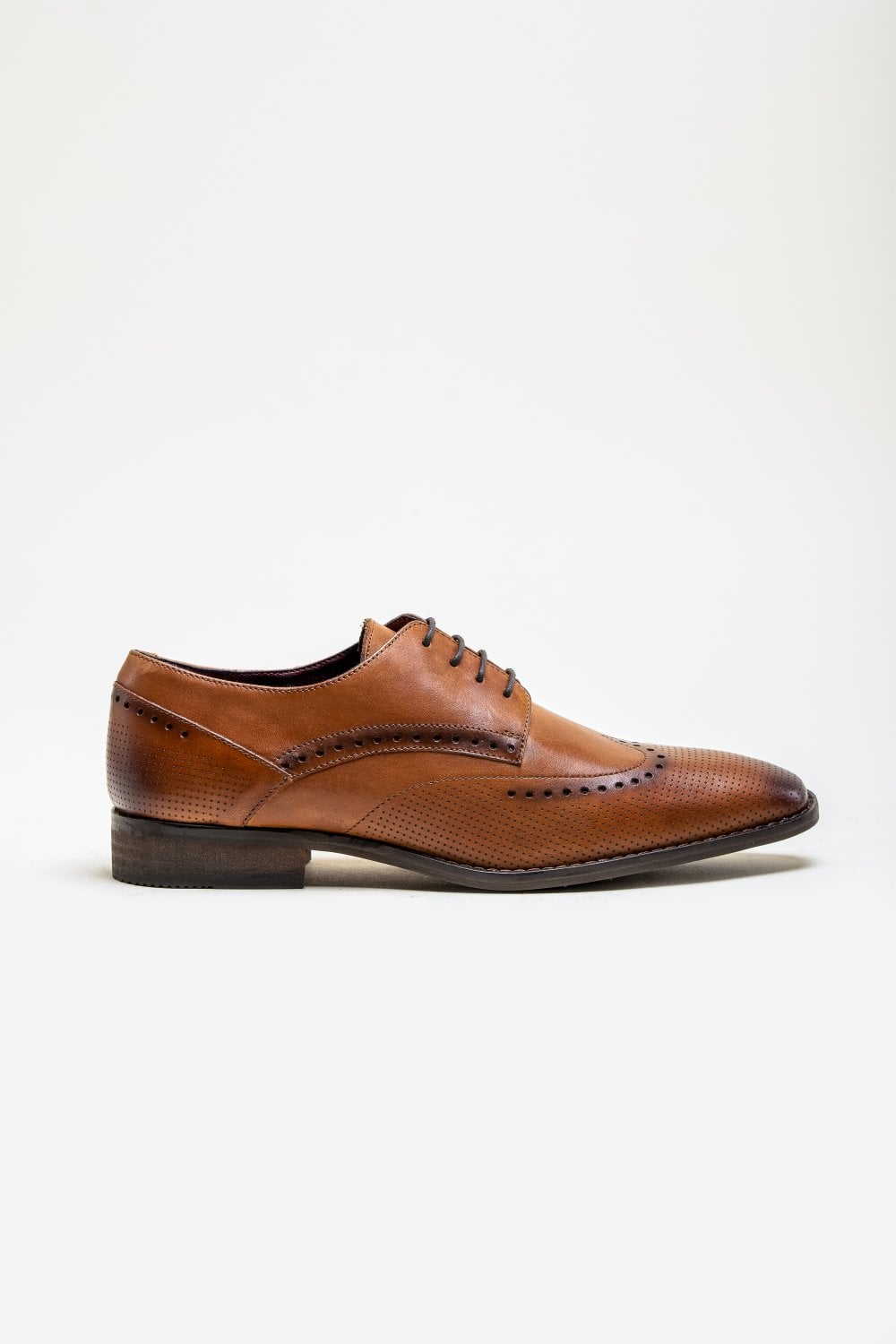 Cavani Lisbon Schoenen Lichtbruin - Wingtip Brogue