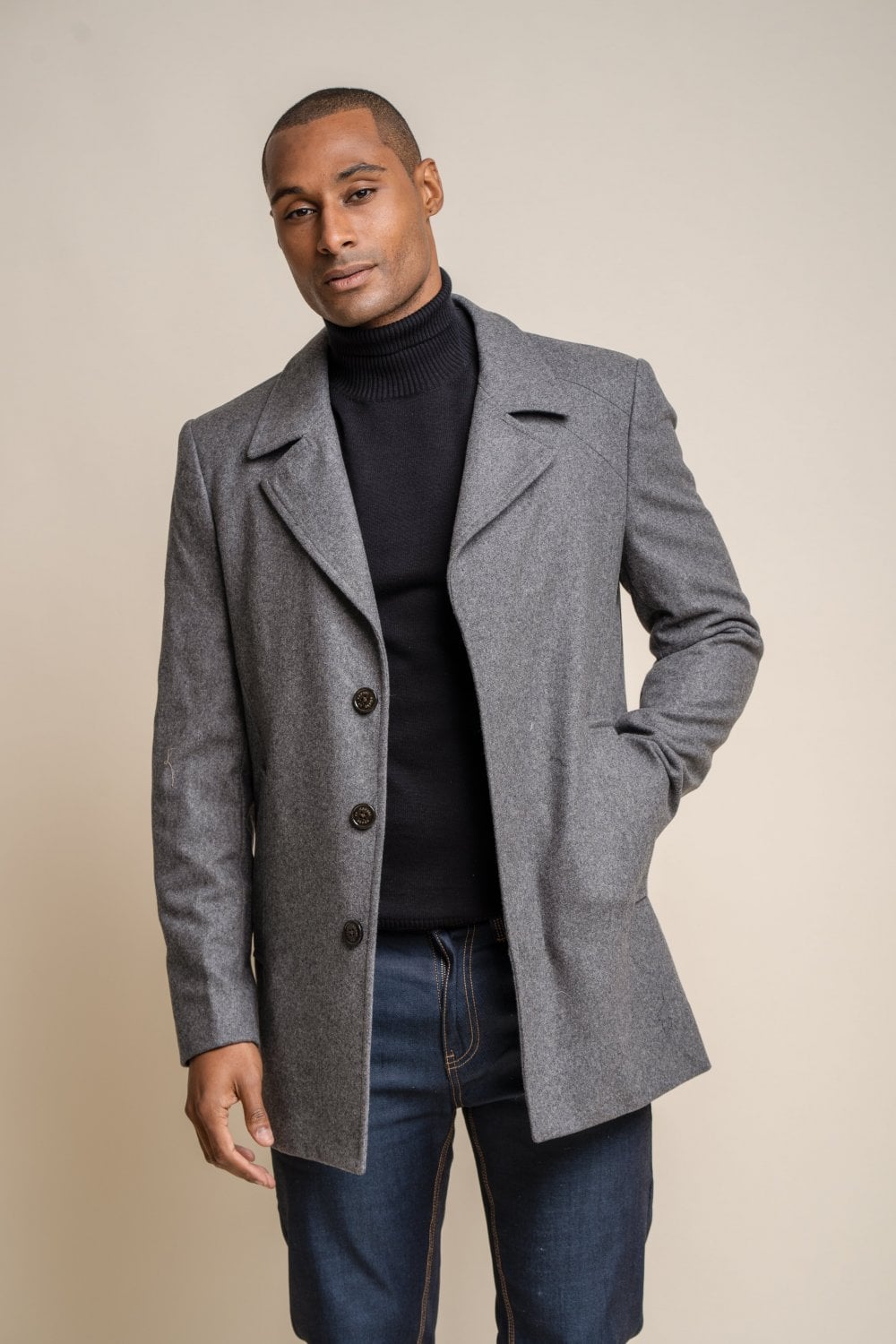 Cavani Nelson coat - Grey - jas