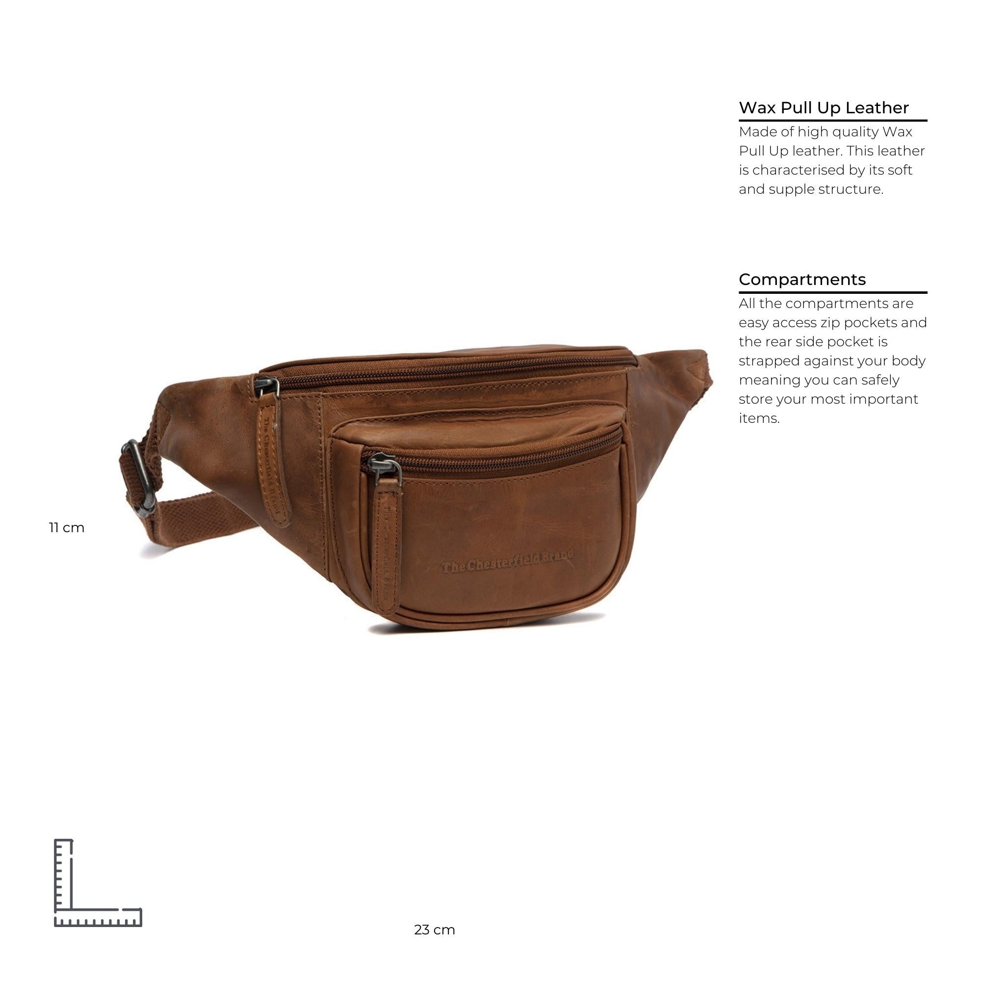Leren Heuptas Cognac Jack