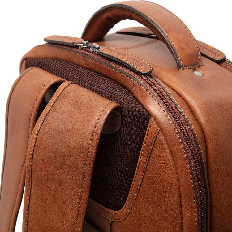 Leren Rugtas - The Chesterfield Brand Tokyo Cognac