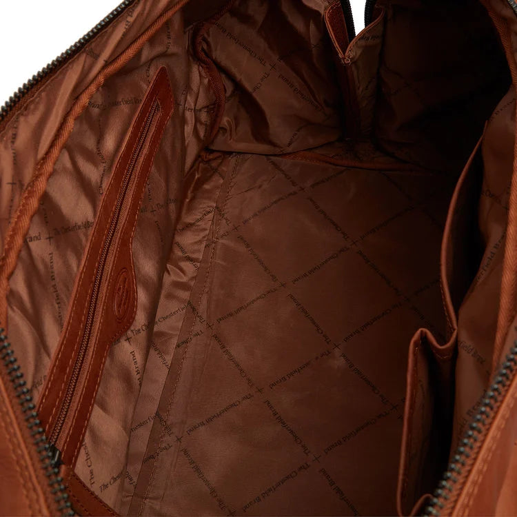 Leren Weekendtas - The Chesterfield Brand Melbourne Cognac