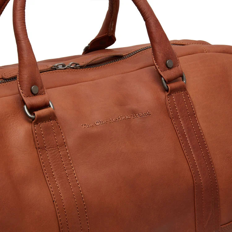 Leren Weekendtas - The Chesterfield Brand Melbourne Cognac