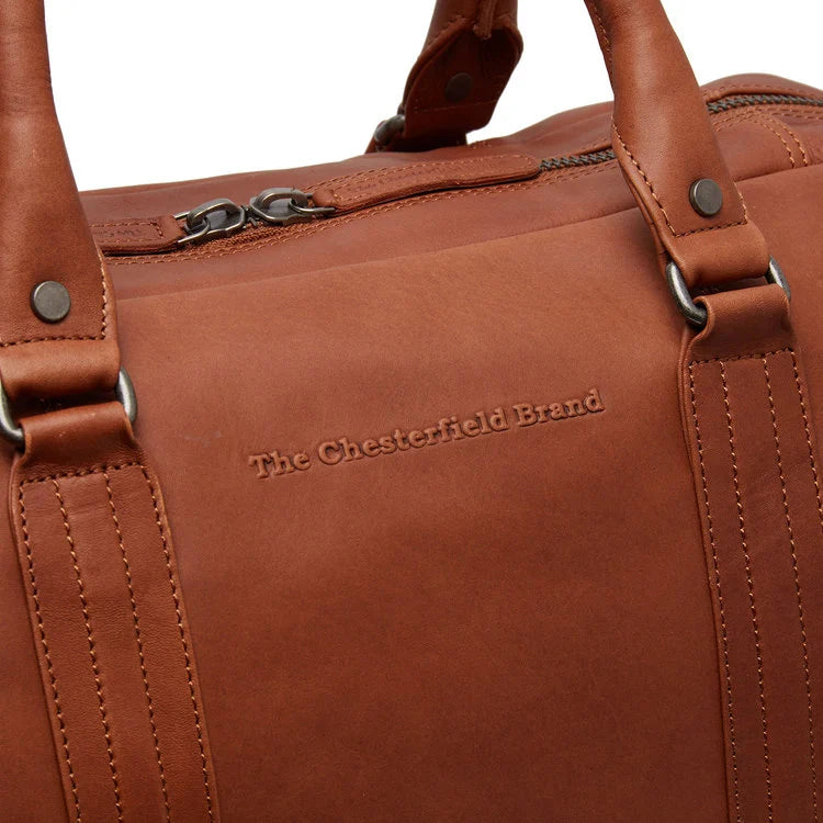 Leren Weekendtas - The Chesterfield Brand Perth Cognac