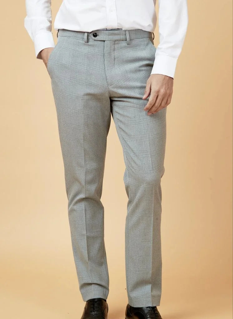 Marc Darcy - Pantalon Bromley Silver Check