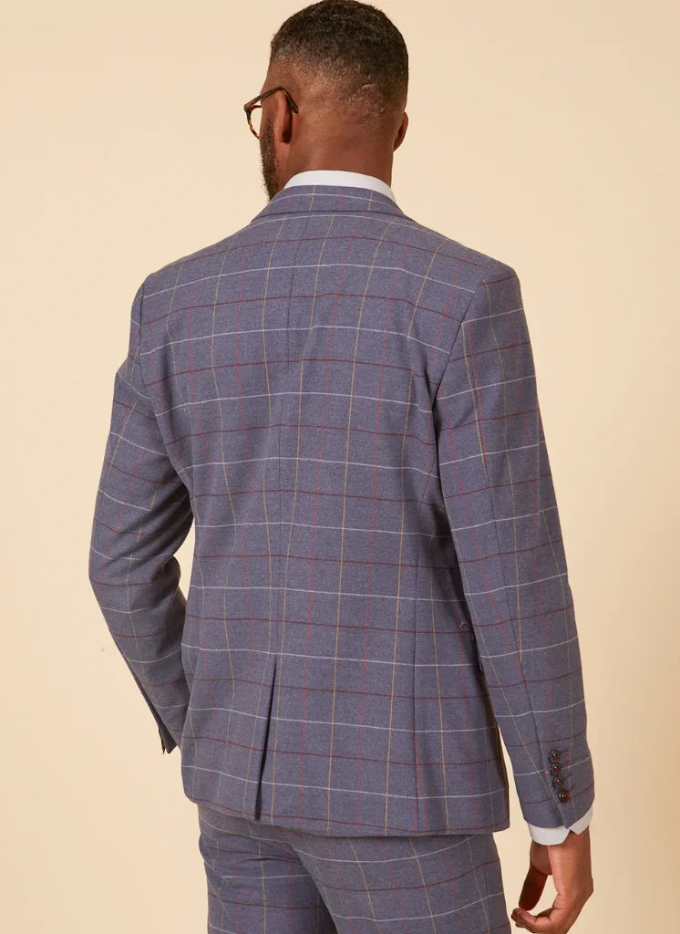 Marc Darcy - Colbert Abbott Blue Tweed Check