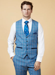 Marc Darcy - Gilet Jose Sky Blue