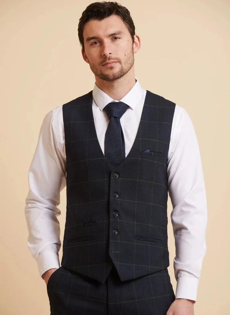 Marc Darcy - Gilet Navy Edison Greenline