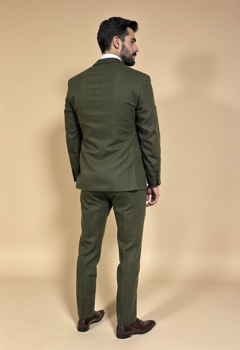 CASTLESON Chief - Heren Pak Olive Tweed Mix & Match