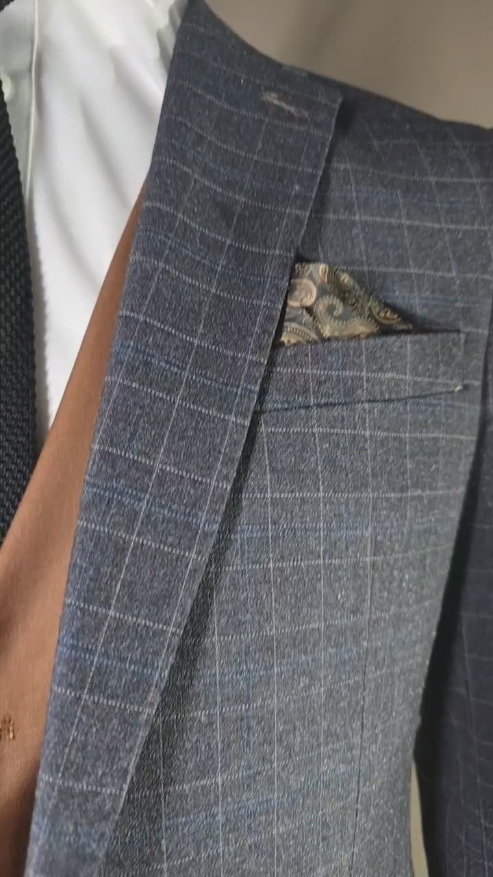 CASTLESON Phantom - Driedelig Herenpak Grey Mix & Match Bradley tan