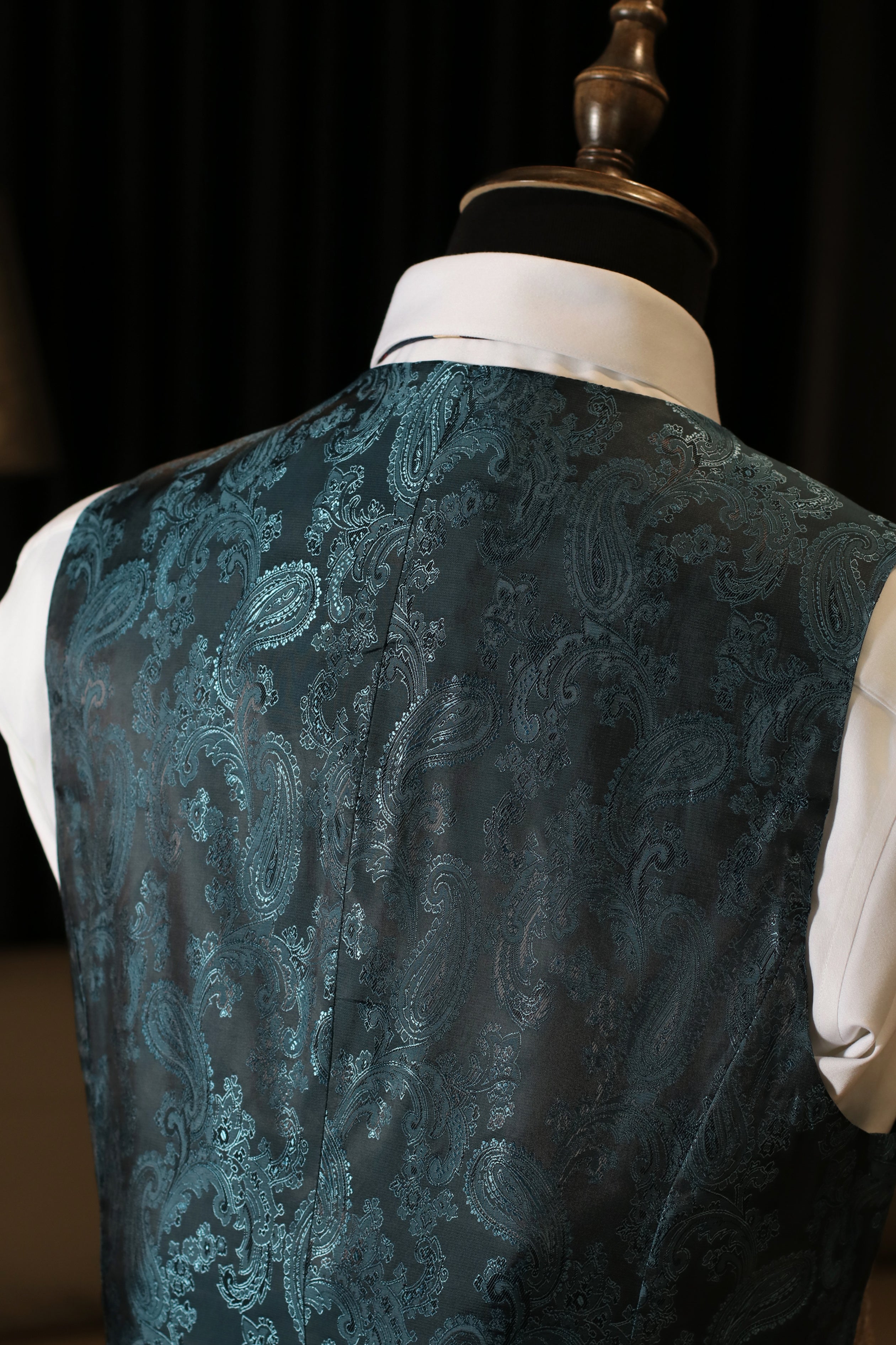 CASTLESON Phantom - Tredelad herrkostym Marinblå/Ljusbrun Mix &amp; Match