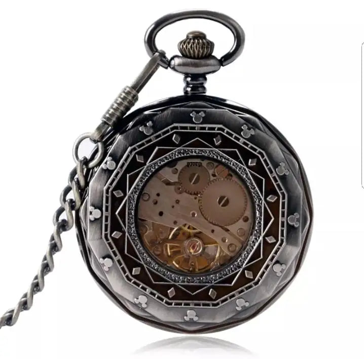 Steel pocket watch arthur - pocketwatch