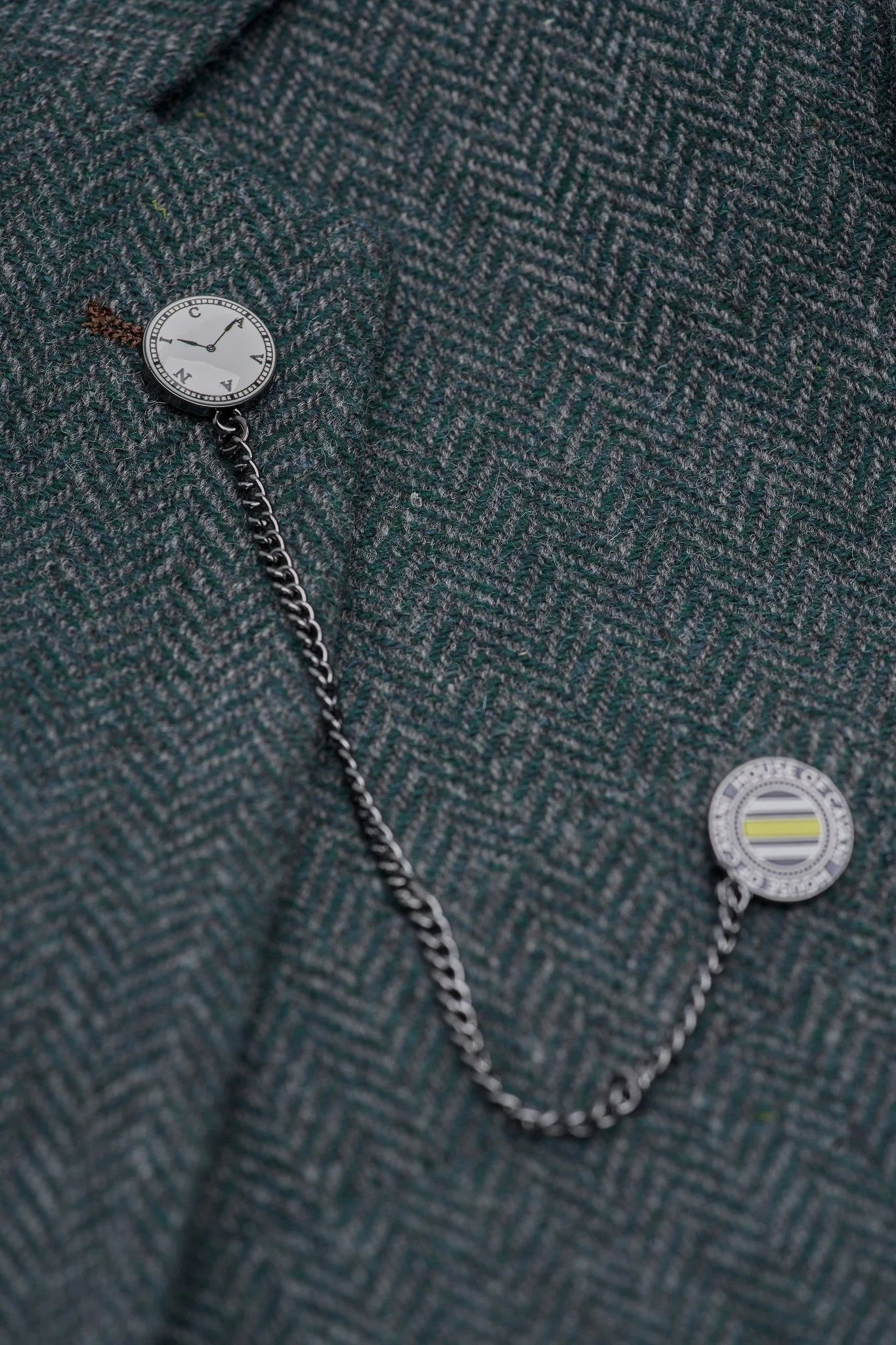 Driedelig Heren Kostuum - Cavani Thomas Lush Olive