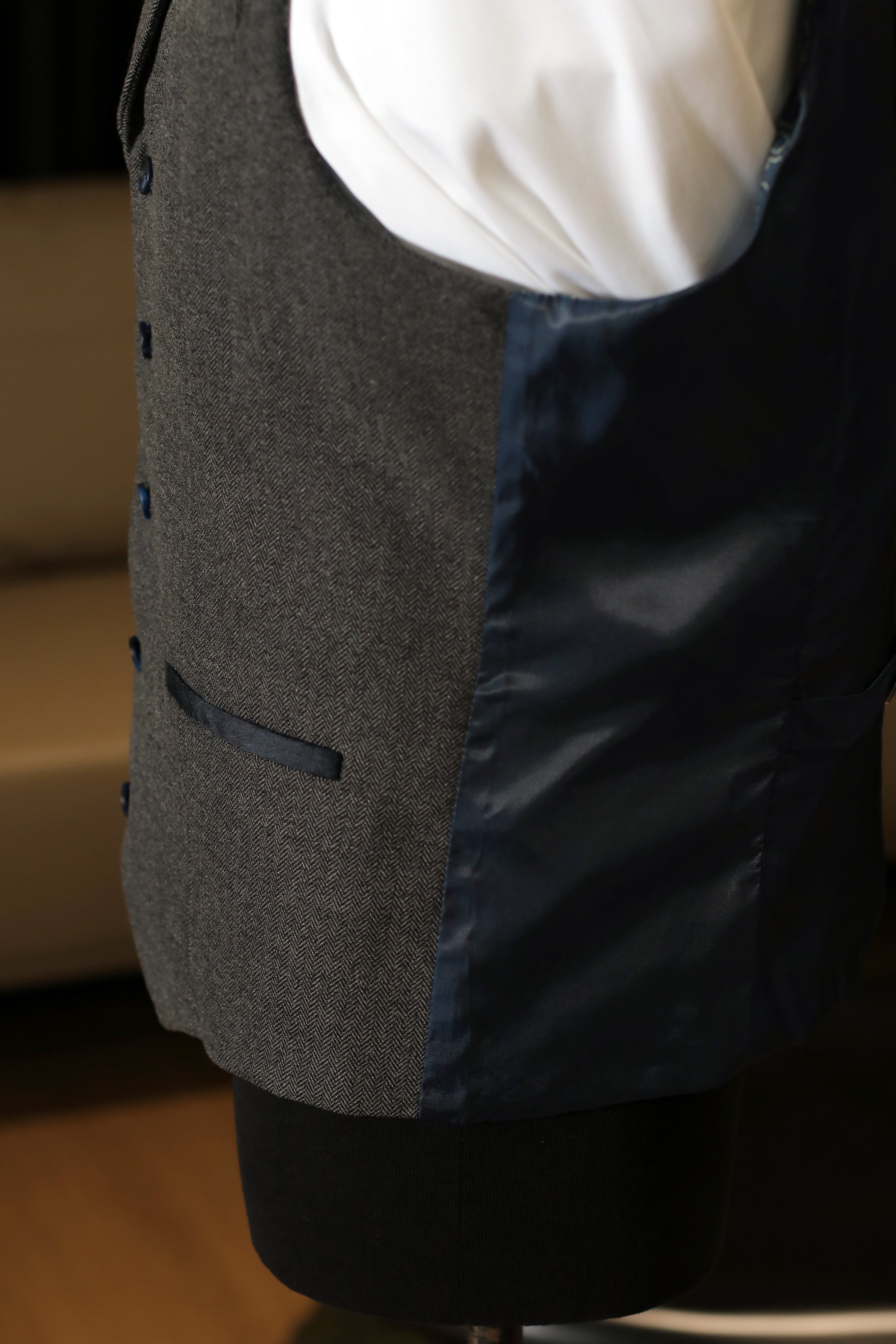 CASTLESON - Gilet Chief Grey