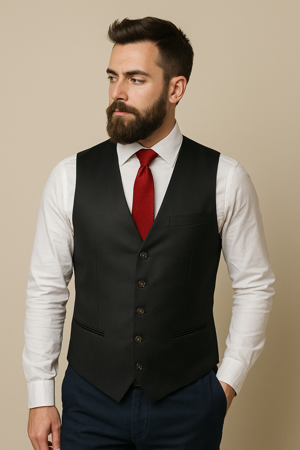 CASTLESON - Gilet Bradley Black