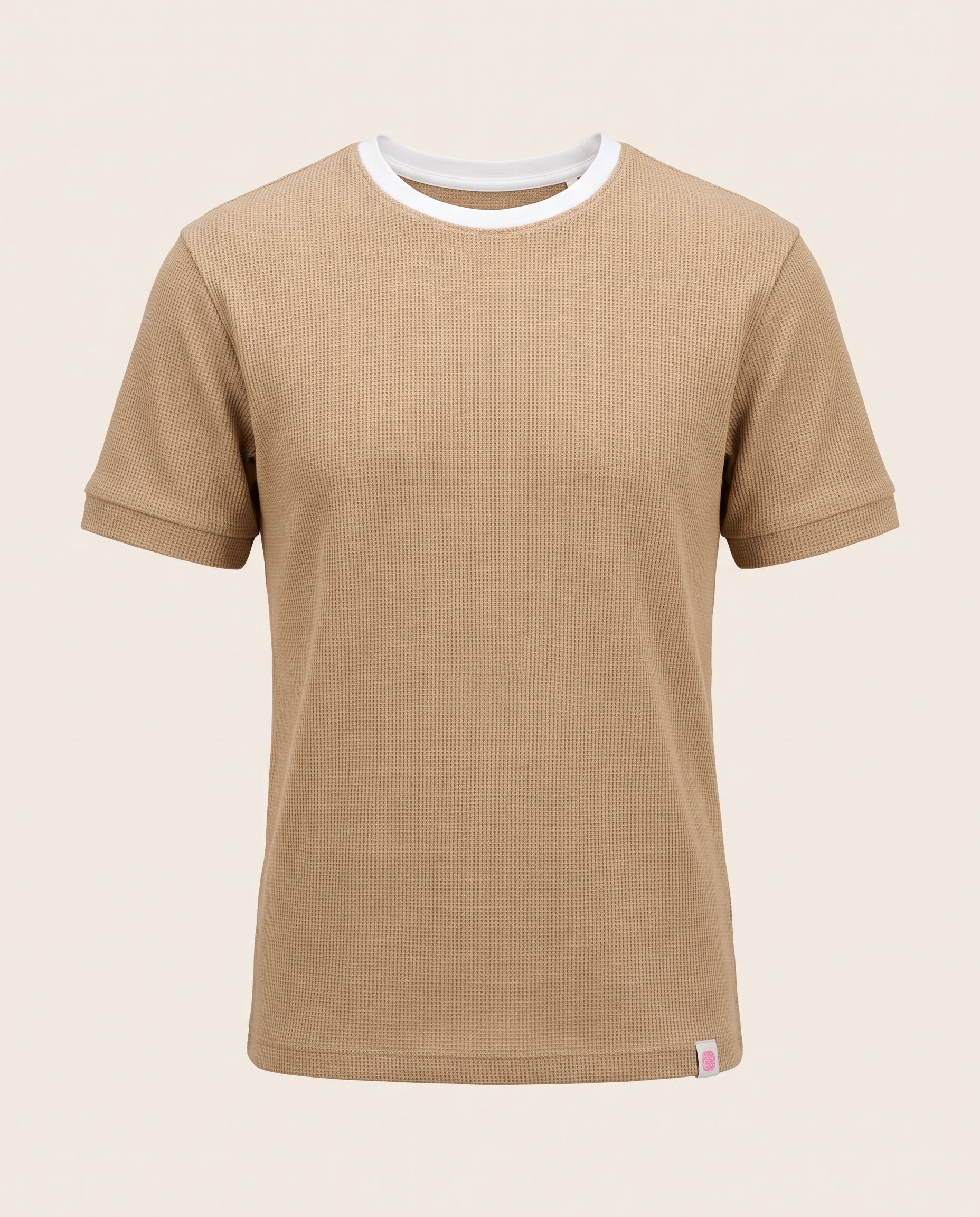 Cavani - T-Shirt Byron Sand – productfoto zonder model