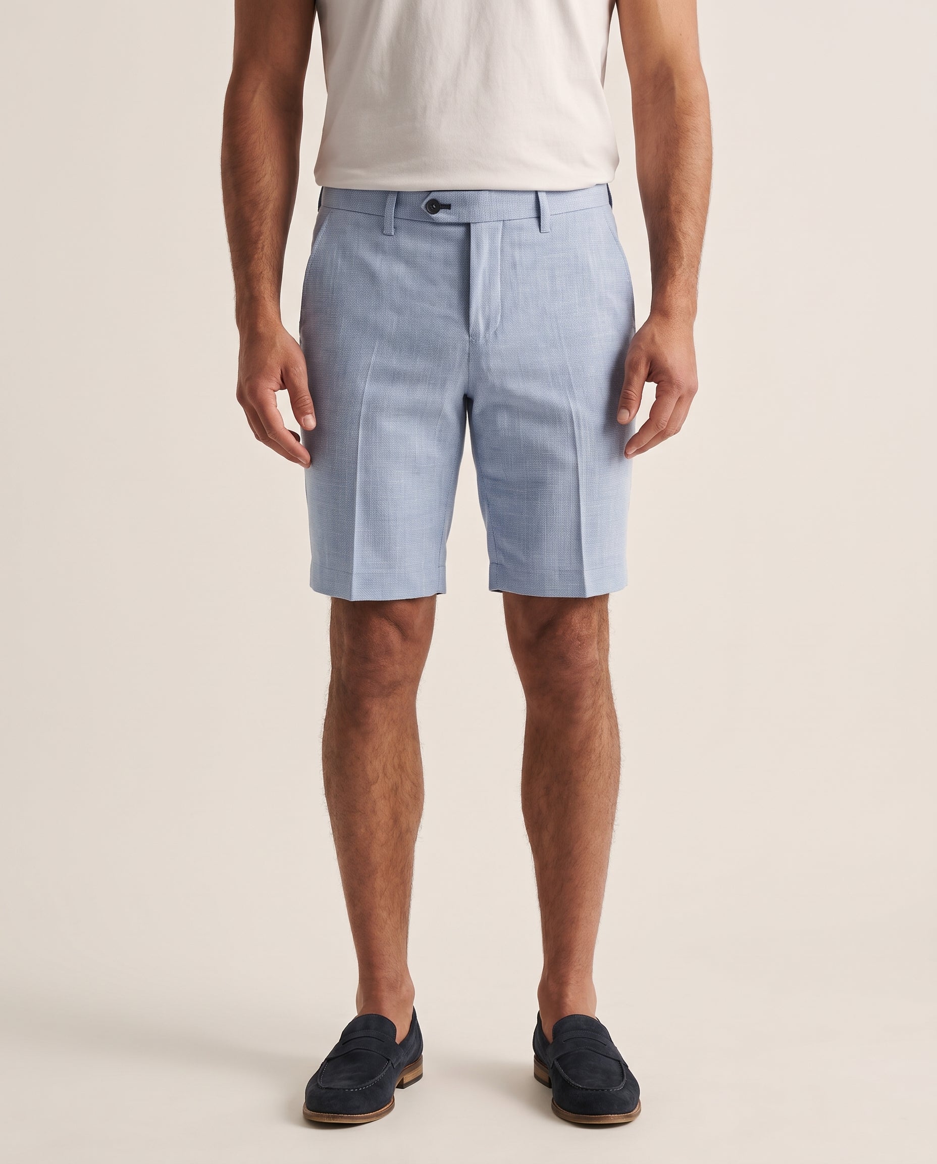 Cavani - Heren Korte Broek Miami Sky Blue – modelfoto