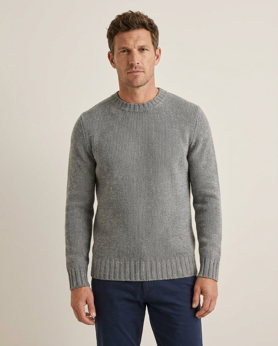 Cavani - Grey Jumper Farrel – modelfoto