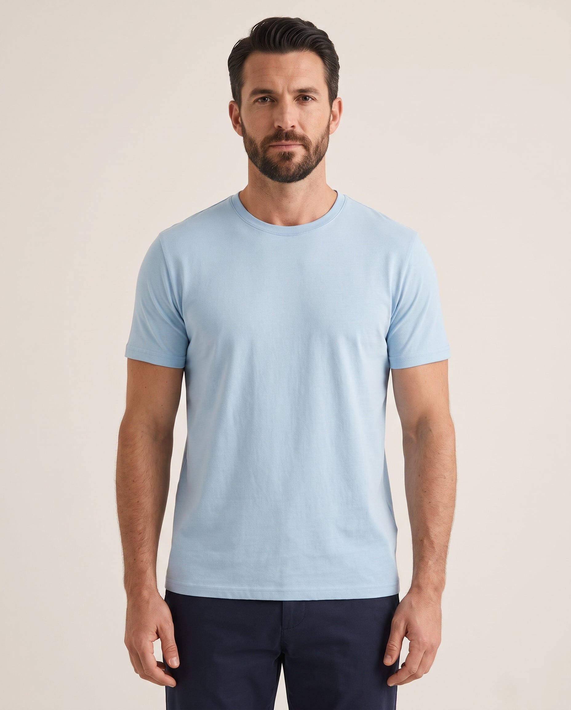 Cavani - T-Shirt Sanchez Sky Blue – modelfoto