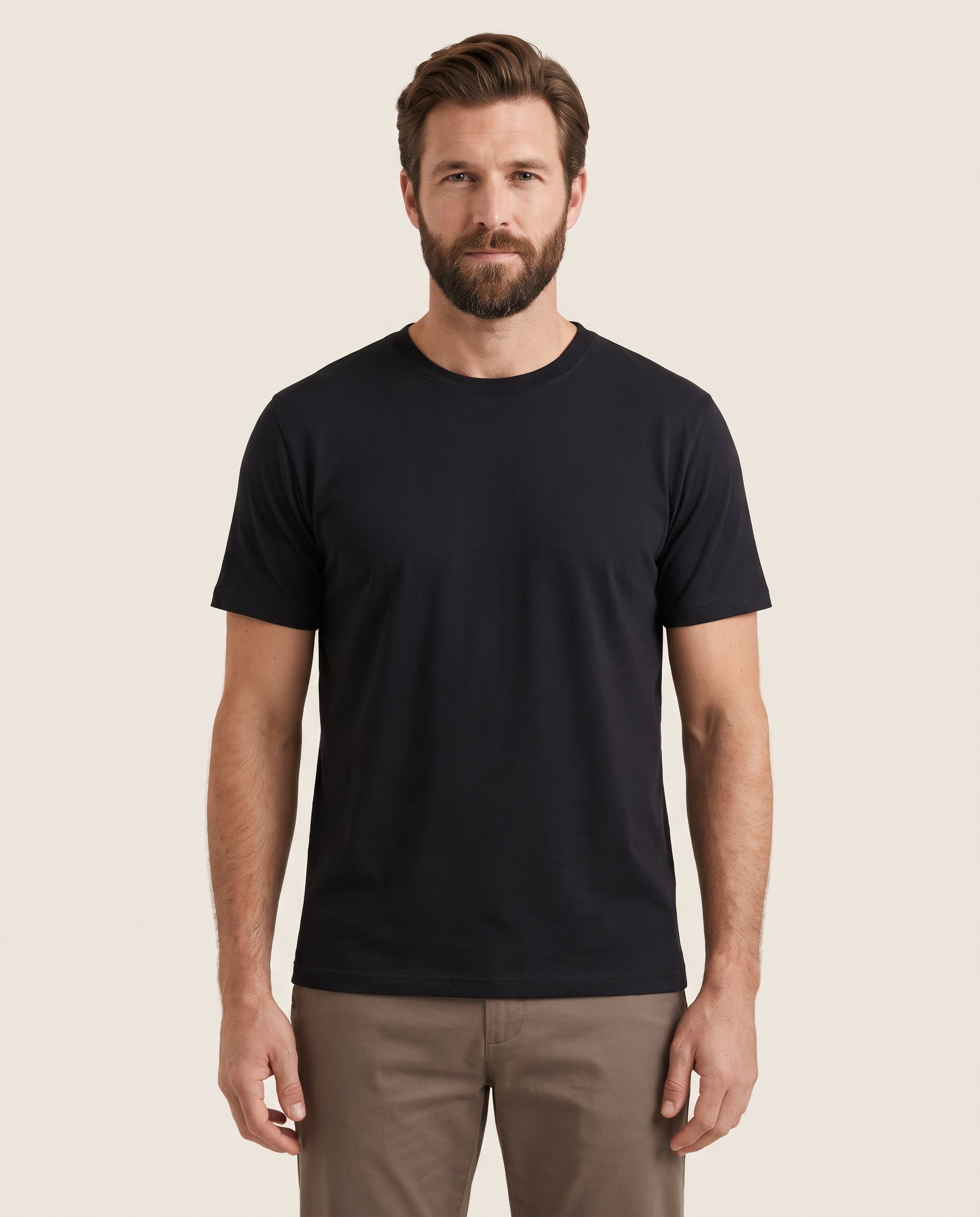 Cavani - T-Shirt Sanchez Black – modelfoto
