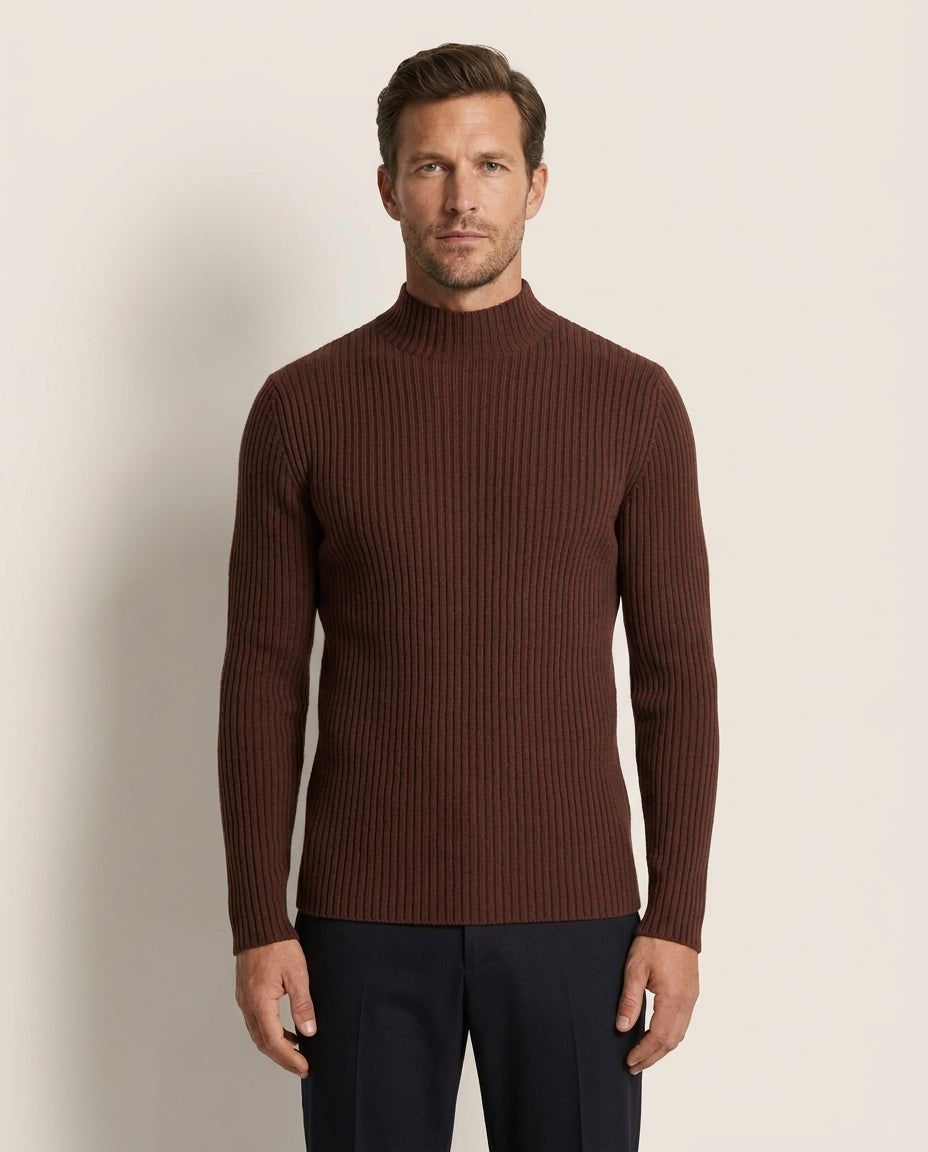 Cavani - Brown Jumper Fosco – modelfoto