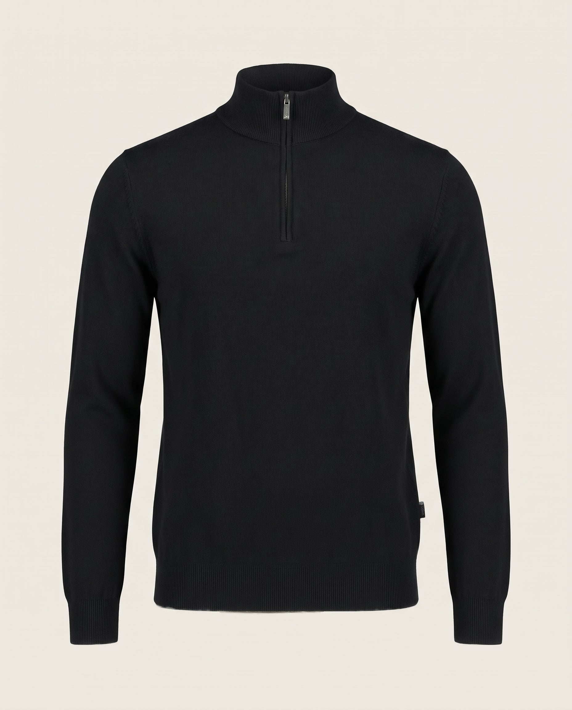 Cavani Ivano Black - Pullover Heren met Rits – productfoto zonder model