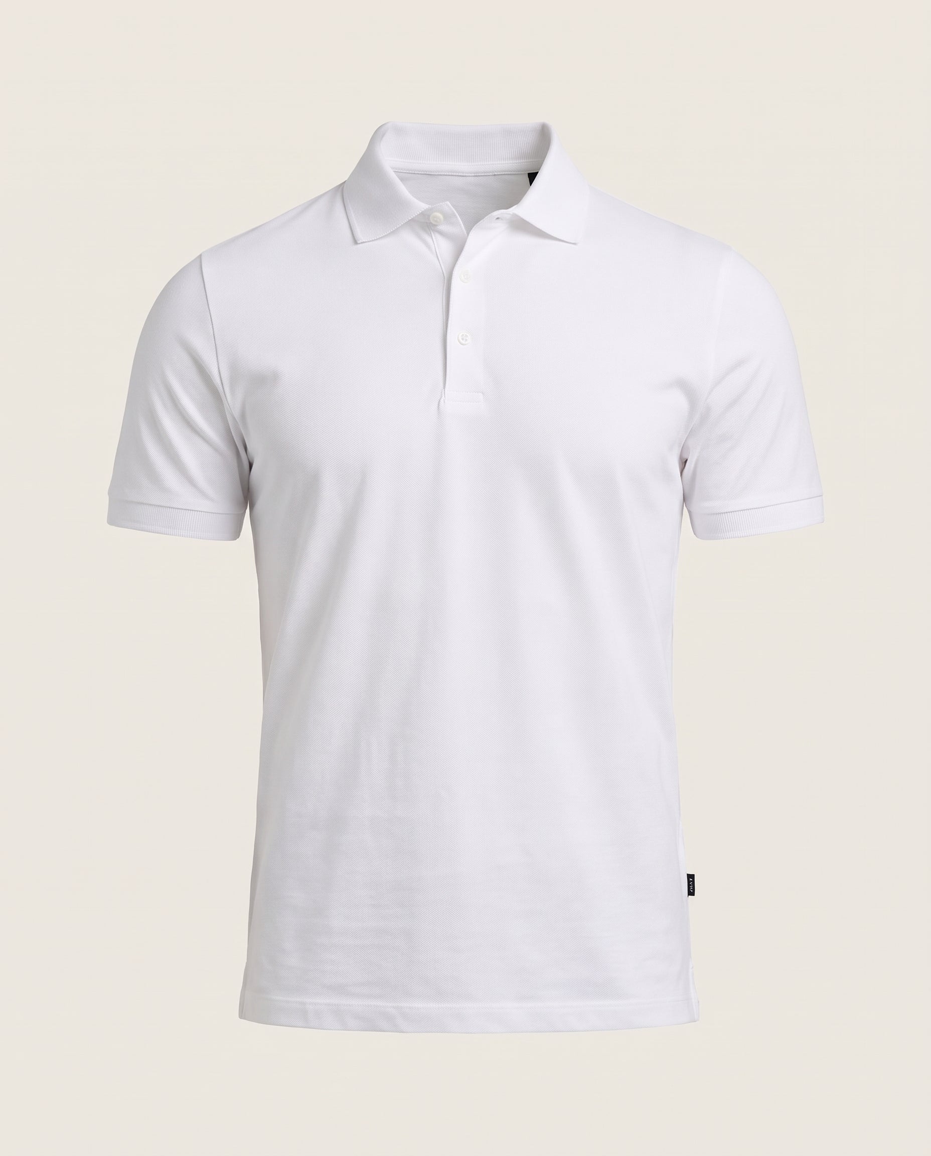Cavani Sanchez White - Katoenen polo heren – productfoto zonder model
