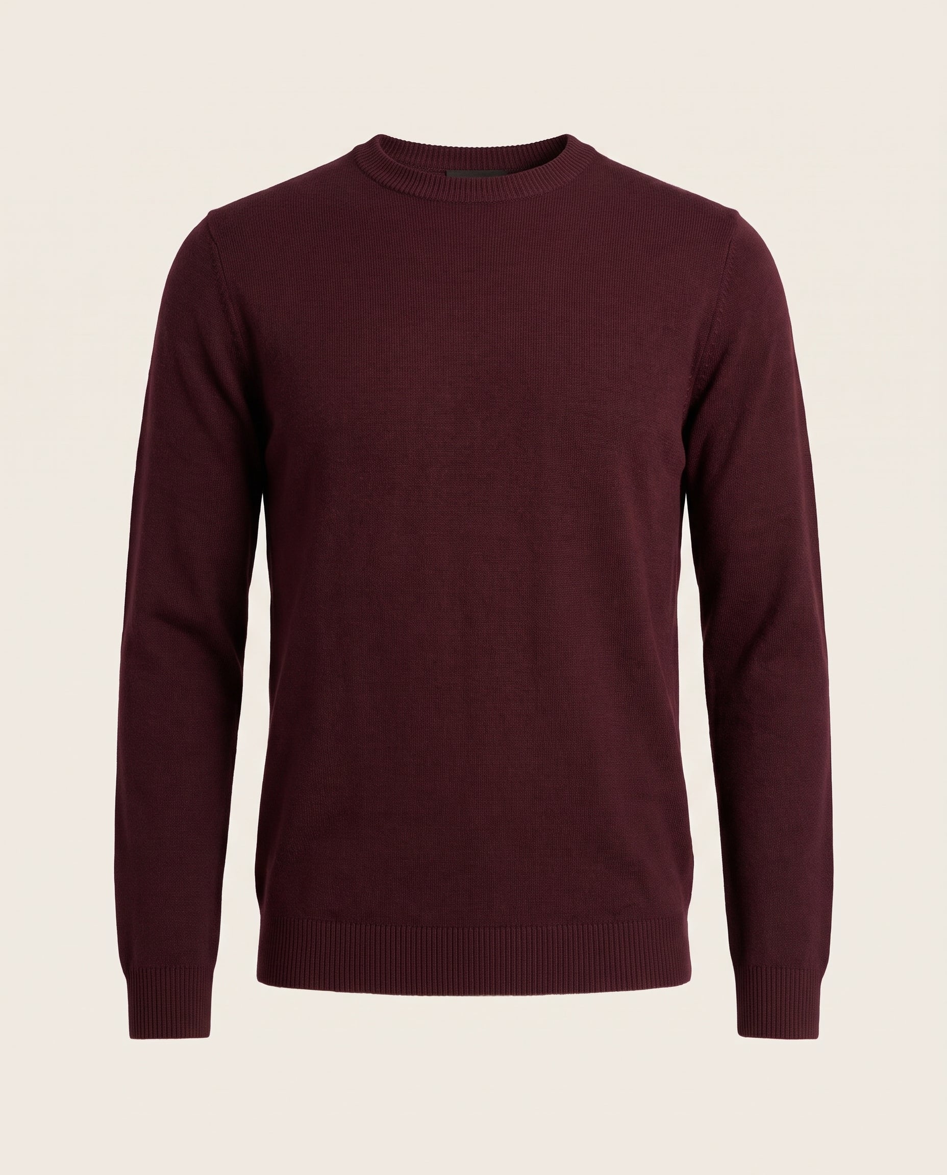 Cavani Connall Wine - Gebreide trui heren – productfoto zonder model