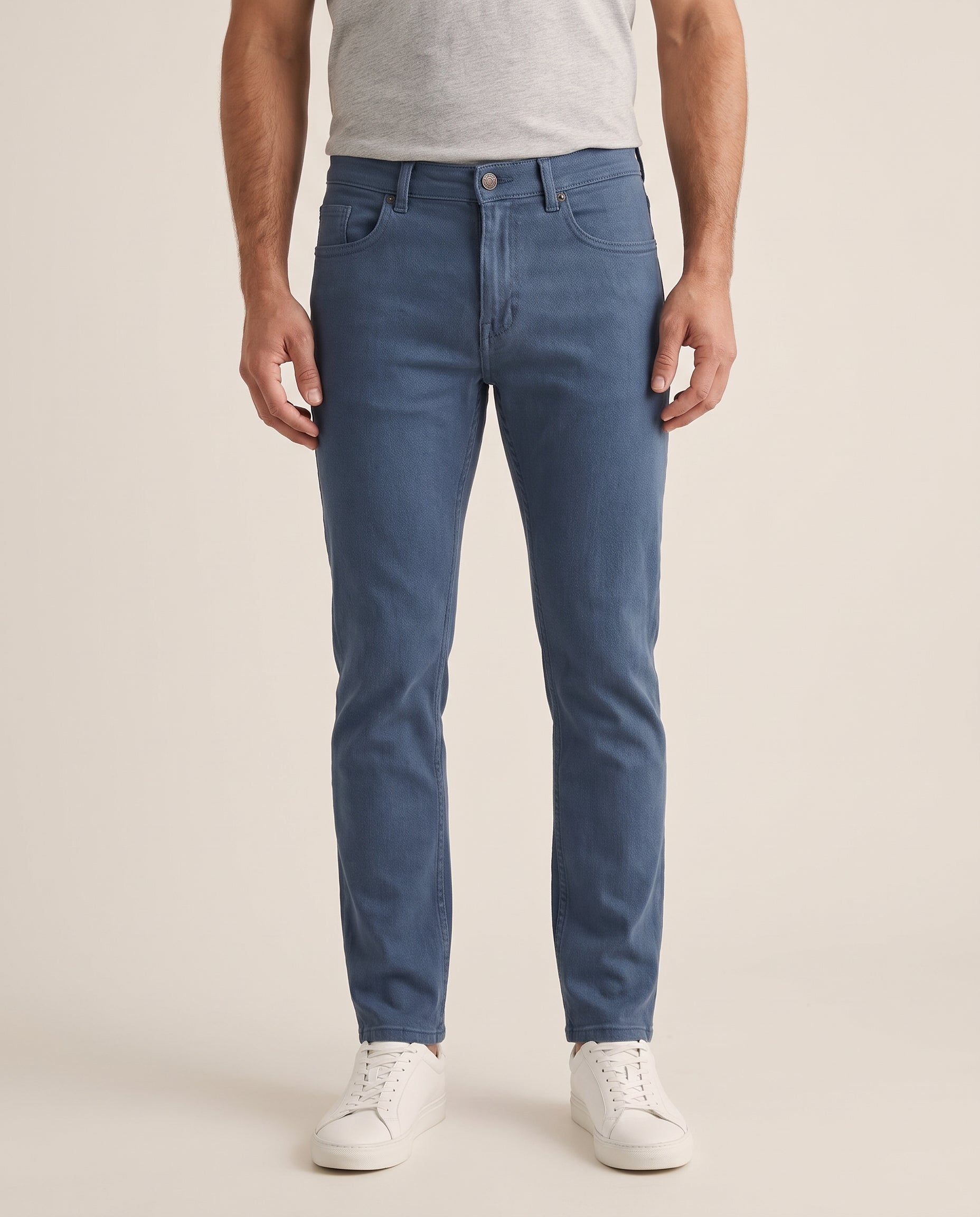 Cavani Milano Steel - Stretch jeans heren – modelfoto