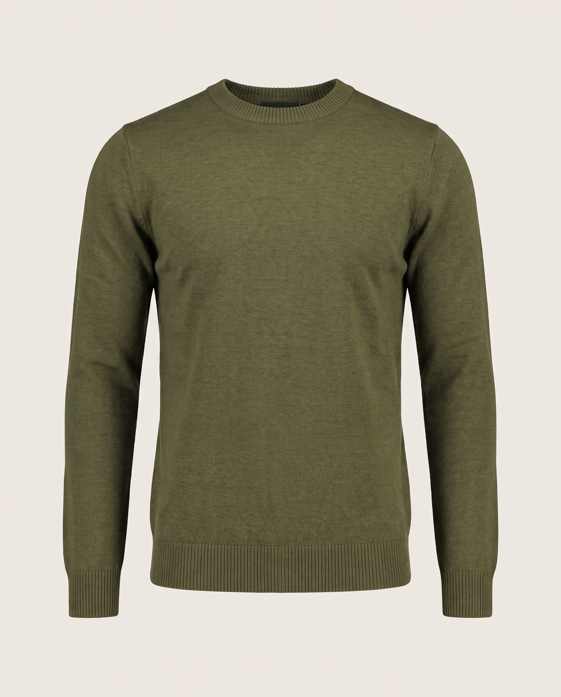 Cavani Connall Olive - Gebreide trui voor heren – productfoto zonder model