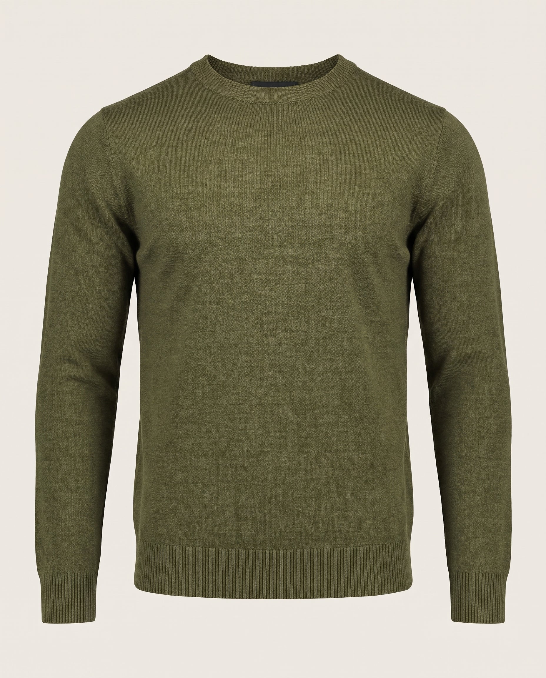 Cavani Connall Olive - Gebreide trui voor heren – productfoto zonder model
